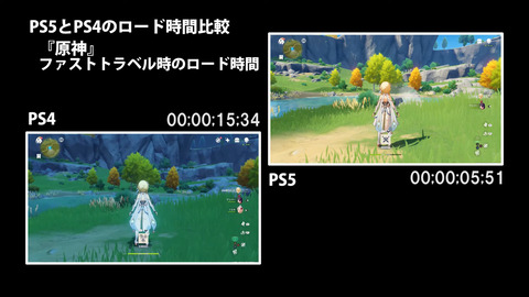 【原神】PS4でやってる人はなんでPS4でやってるの？PS5とのロード時間を比較すると