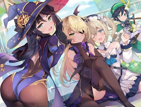 【原神】いい雰囲気のイラストやね