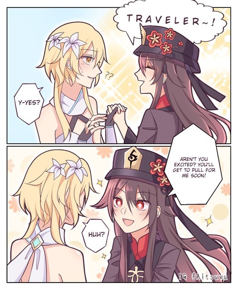 【原神】手を絡ませてナチュラルに百合フィールド展開する胡桃ちゃんはやくして