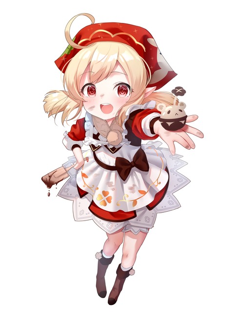 【原神】公式がRTしたバレンタインクレーちゃん