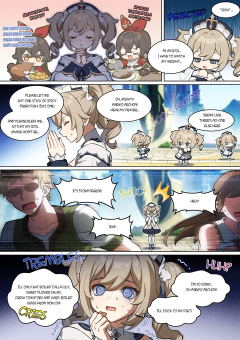 【原神】公式Twitterで連載してるショート漫画がいまいち面白くないのはどうにかならんもんかね