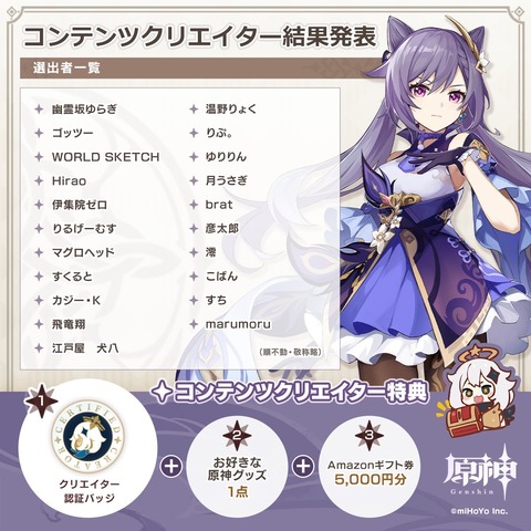 【原神】ベアさんこんな事言いながら応募すらしてないってマジ？