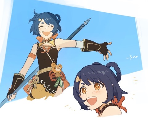 【原神】そういえば生足モロ出しの女キャラって胡桃ちゃんが初?