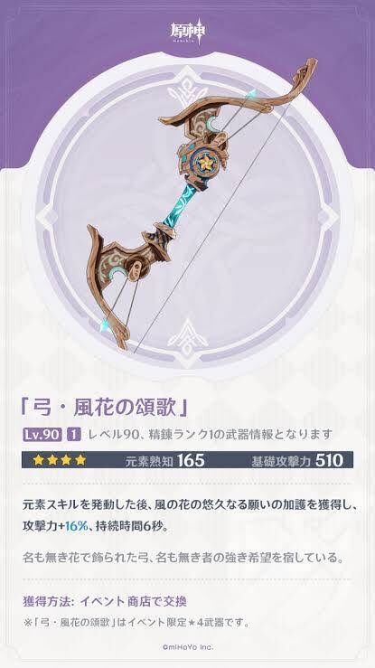【原神】ドドコ本は万国と同じくらいには強そう