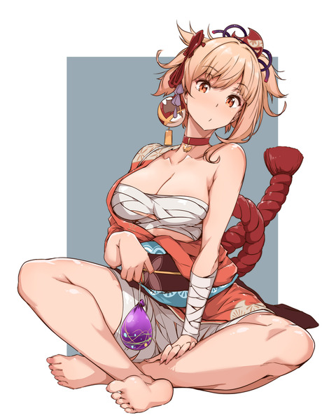 【原神】宵宮ってサラシ巻くのすげー面倒くさそうね