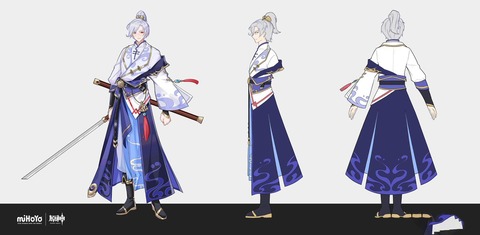 【原神】11/5 最新リーク情報まとめ。神里綾人のモデリング、新両手剣の性能など