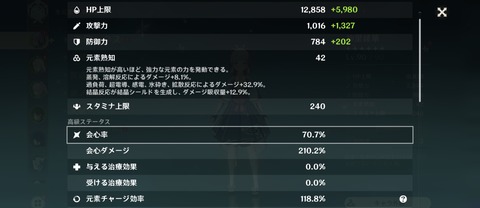 【原神】綾華なんやが、お前らだったらこんな感じのステで妥協できる？