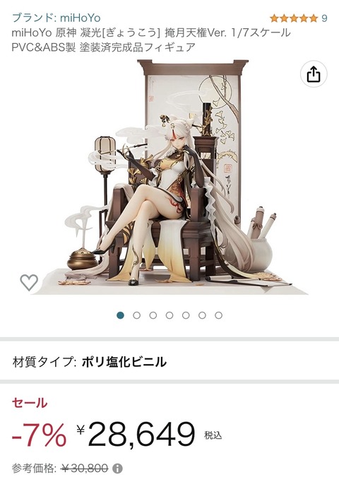 【原神】てんちゅえんの現物フィギュアみたけど箱含めるとデカすぎんだろ