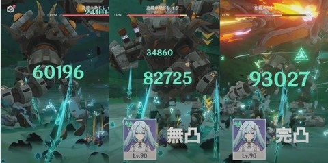【原神】ファルザン無凸と完凸の比較結果がヤバすぎる