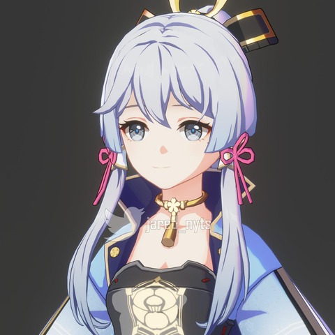 【原神】最近綾華スキンがガチで可愛く見えてきた🥺
