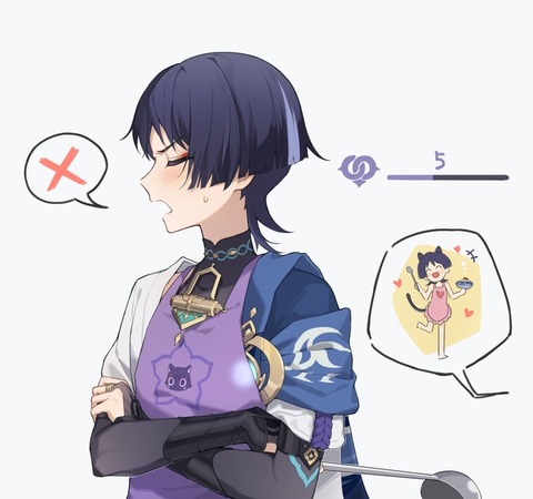 【原神】影ちゃんと散兵って顔似てないよね?