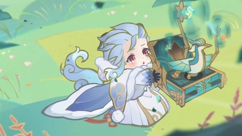 【原神】ロリ甘雨はしっぽがあったのか、いつ断尾したんだろ