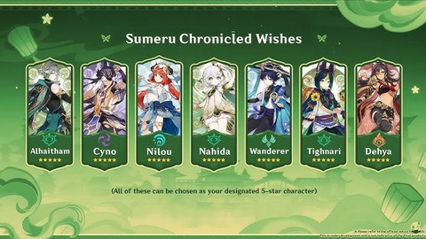【原神】ver6.0で登場するスメール集録祈願について