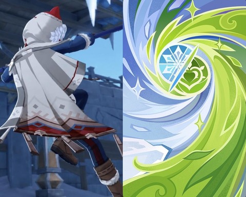 【原神】この新キャラは雷属性で氷草反応チームで使えるらしいが